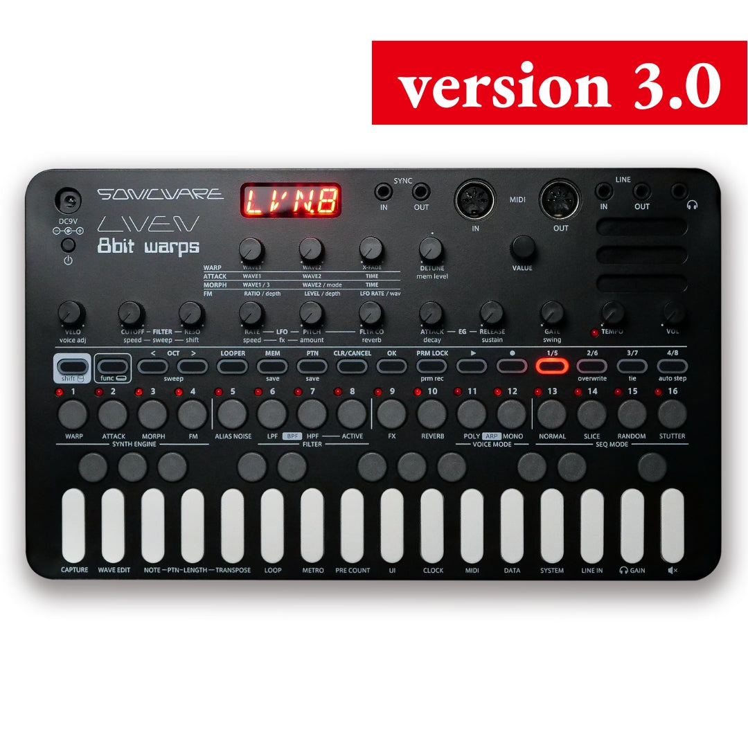 鍵盤楽器 Sonicware LIVEN 8bit warps LIVEN 8bit warps – SONICWARE