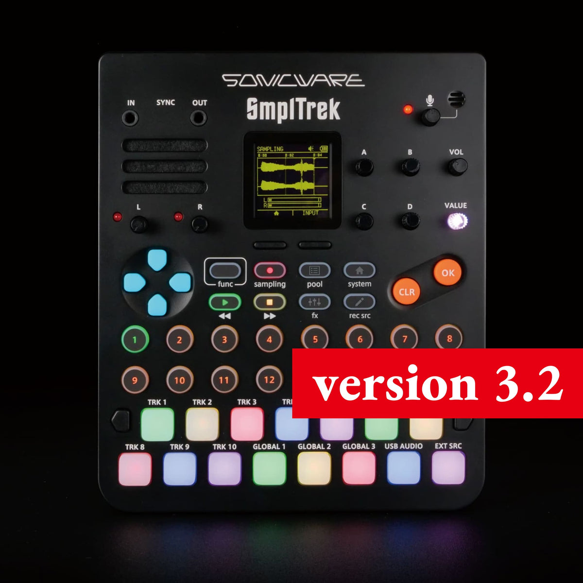 SONICWARE SmplTrek(サンプルトレック）サンプラー Amazon.com: Sonicware SmplTrek [Portable Production Sampler