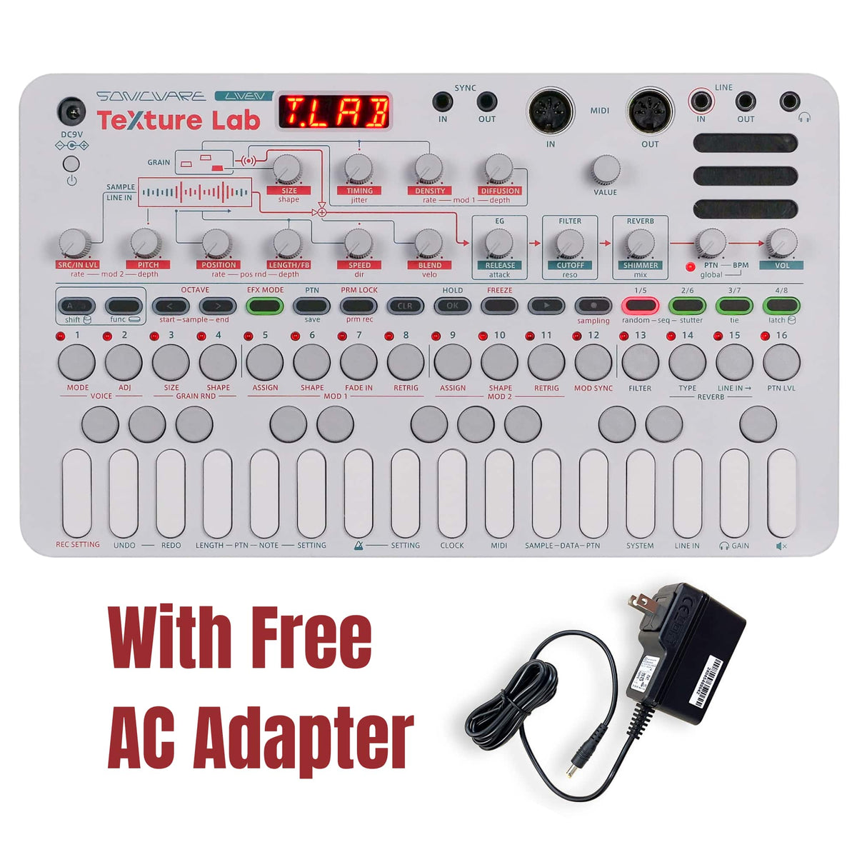 LIVEN Texture Lab With Free AC Adapter – SONICWARE
