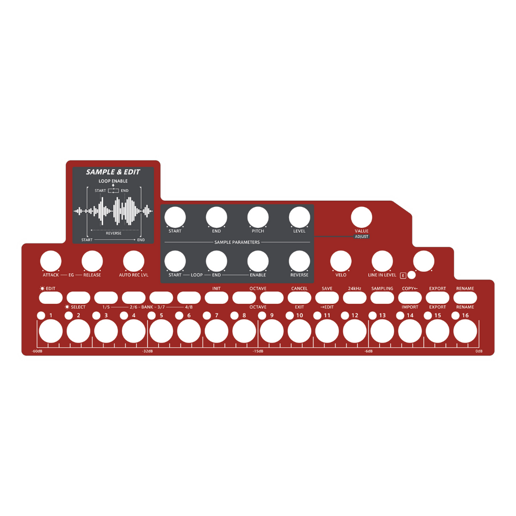 LIVEN Lofi-12 Overlay Sheets – SONICWARE LIVEN Lofi-12 Overlay Sheets – SONICWARE